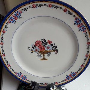 3 Limoges Porcelain Dinner plates, late 1800's